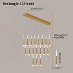 Meteor Shower Chandelier for Staircase