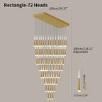 Meteor Shower Chandelier for Staircase