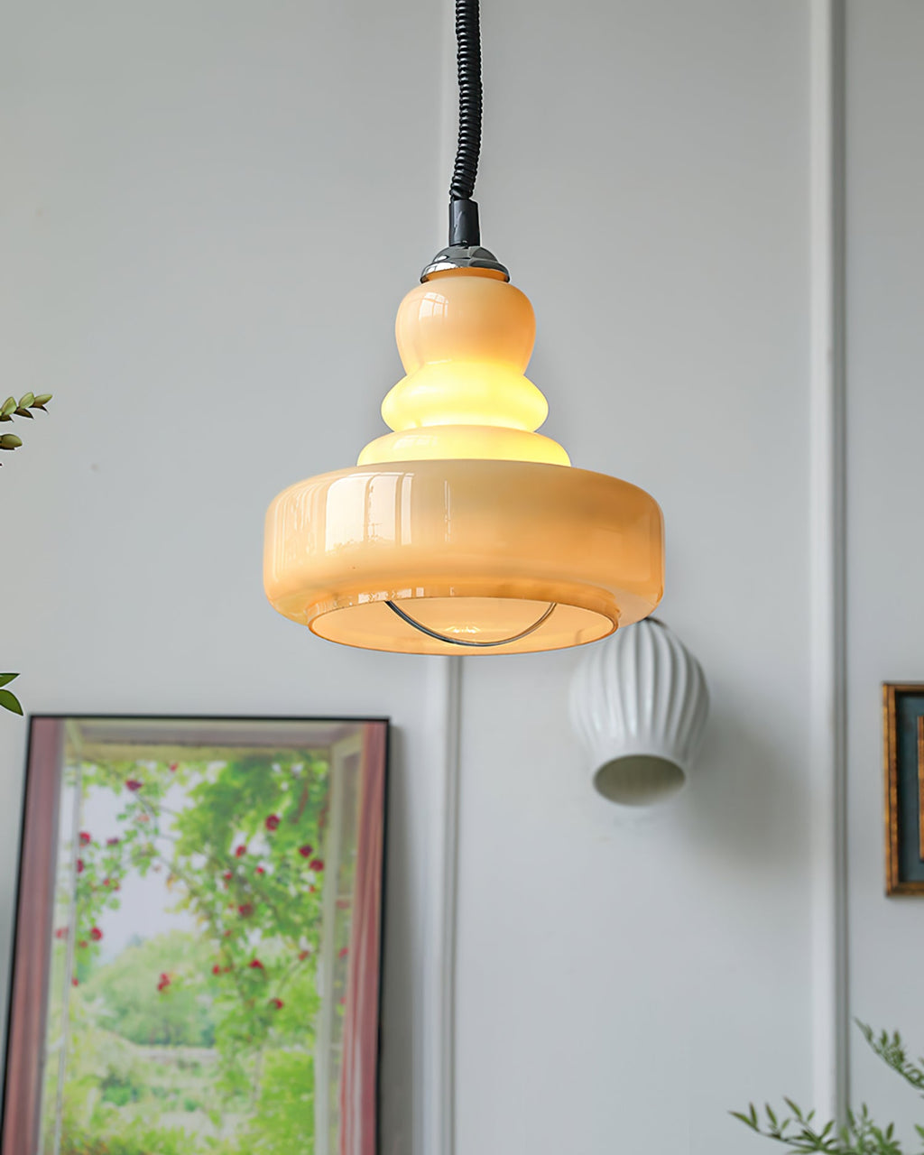 Gourd Glass Pendant Light