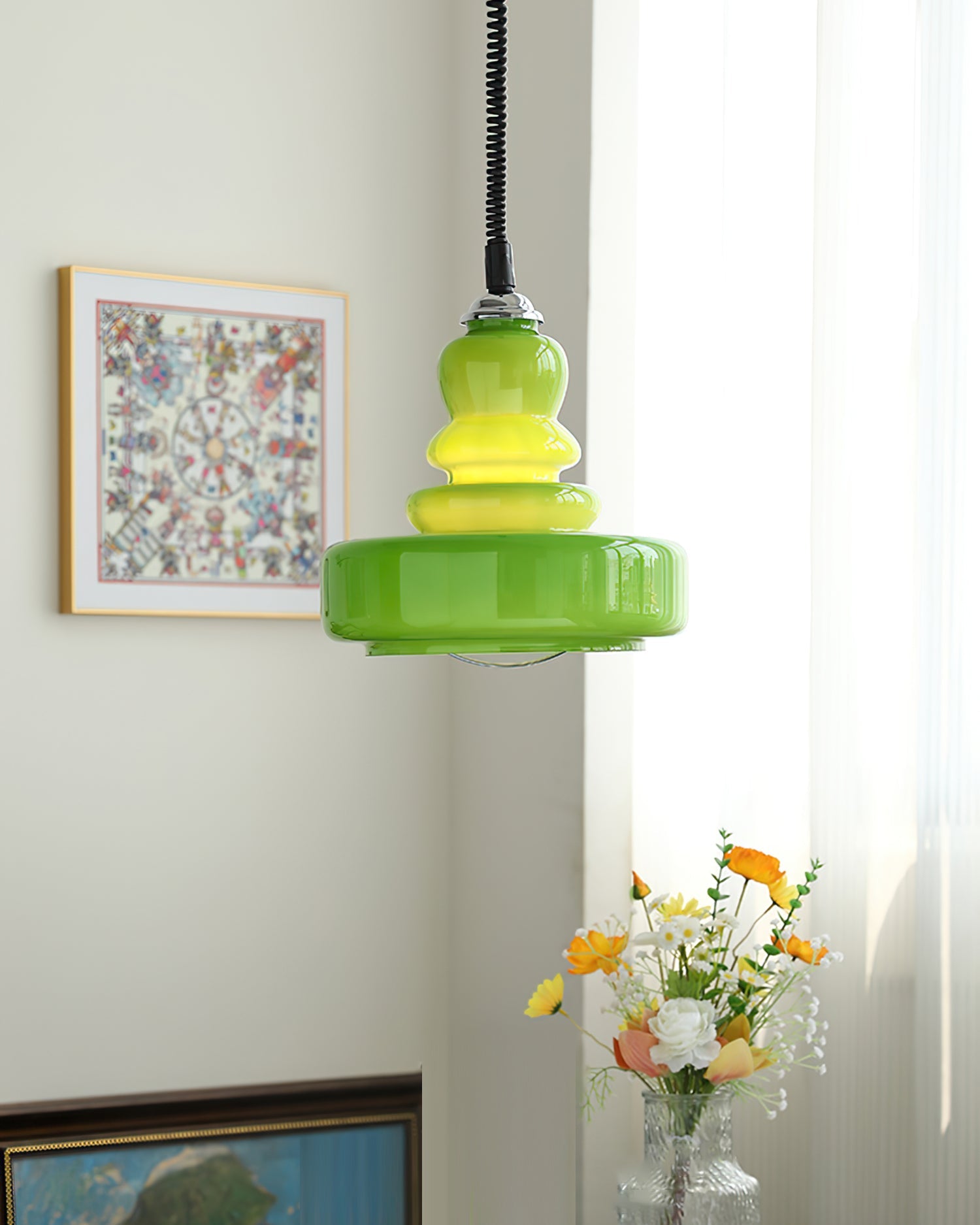 Gourd Glass Pendant Light