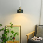 Green Glass Pendant Lamp