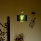Green Glass Pendant Lamp