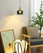 Green Glass Pendant Lamp