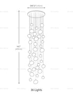 Gregg Long Staircase Pendant Light