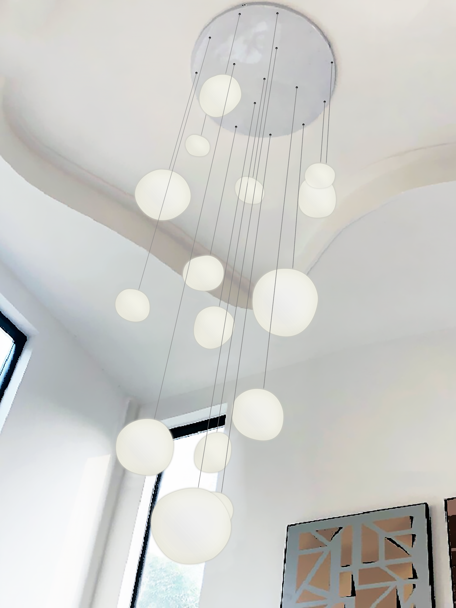 Gregg Long Staircase Pendant Light