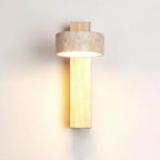 Grove Beam Travertine Wall Lamp