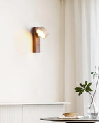Grove Beam Travertine Wall Lamp
