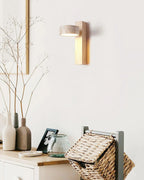 Grove Beam Travertine Wall Lamp