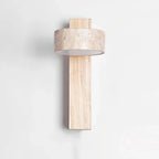 Grove Beam Travertine Wall Lamp