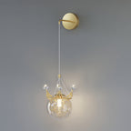 Gypsophila Crown Wall Light