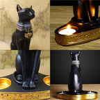 Egyptian Cat Candle Holder