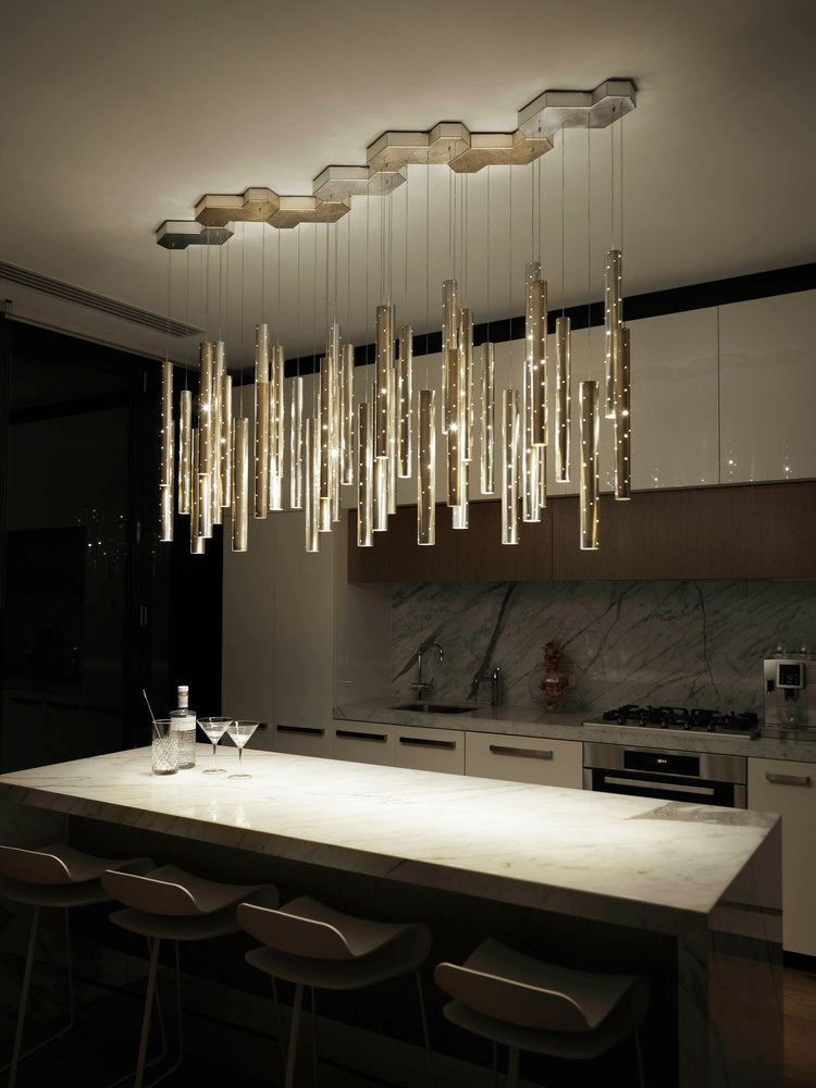 Heavy Rain Modular Chandelier