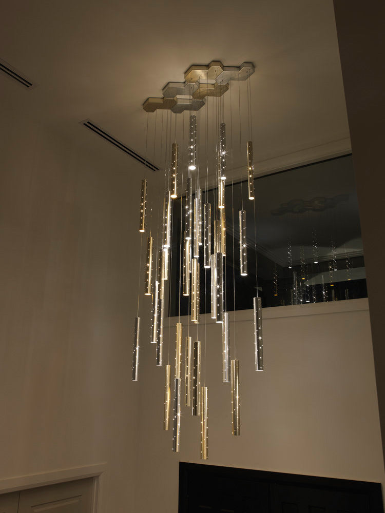 Heavy Rain Modular Chandelier