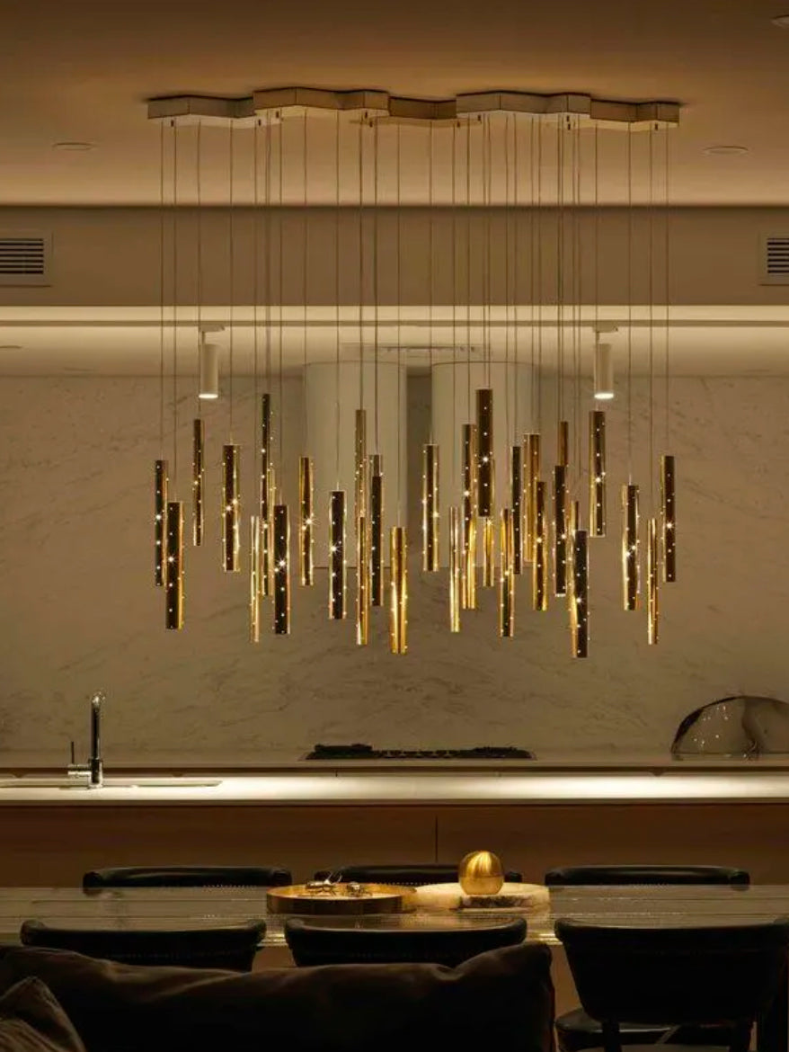 Heavy Rain Modular Chandelier