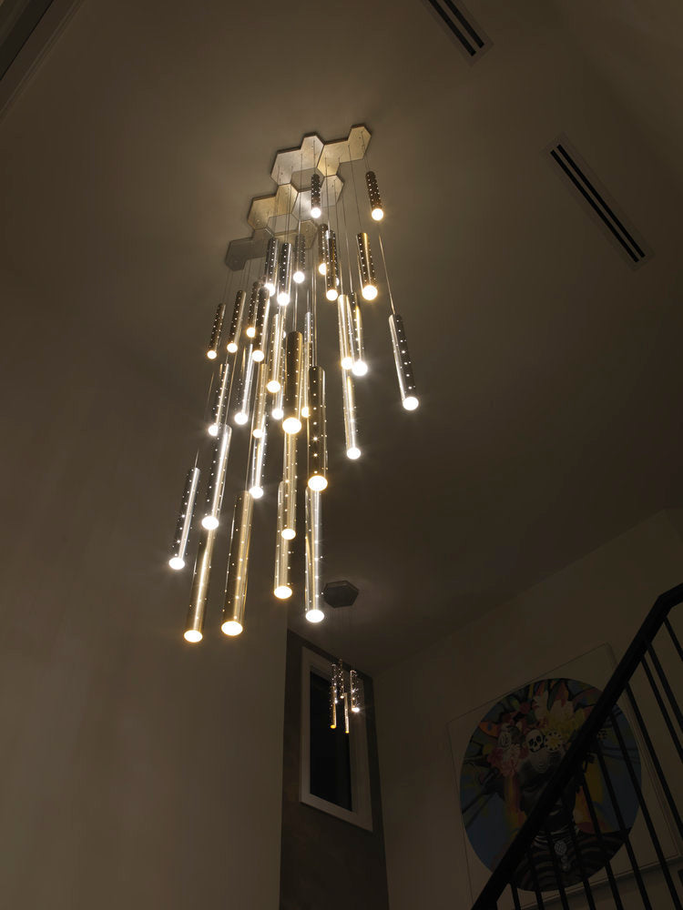 Heavy Rain Modular Chandelier