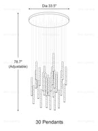 Heavy Rain Modular Chandelier