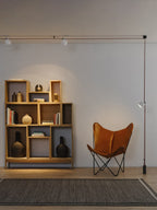 Light Rail Semispheres Leather Pendant Lamp