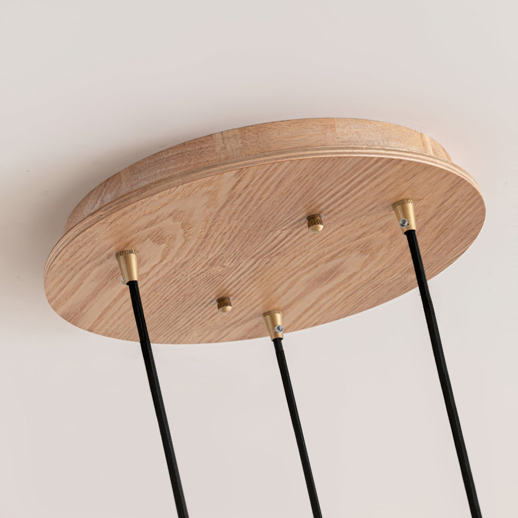 Hemp Rope Glass Pendant Lamp