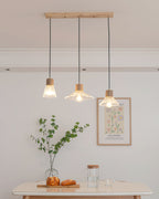 Hemp Rope Glass Pendant Lamp