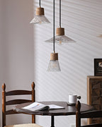 Hemp Rope Glass Pendant Lamp
