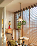 Hemp Rope Glass Pendant Lamp