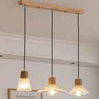 Hemp Rope Glass Pendant Lamp