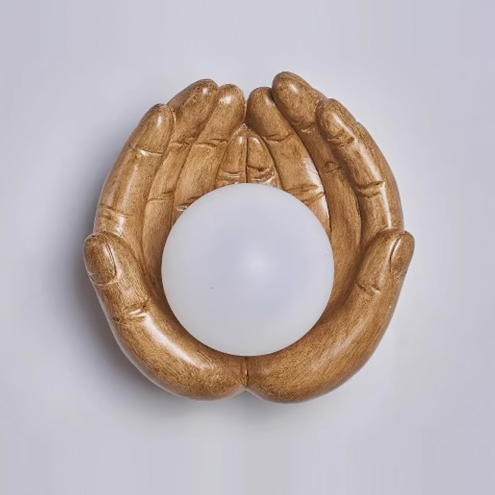 Holding Hands Wall Lamp