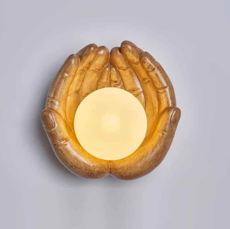Holding Hands Wall Lamp