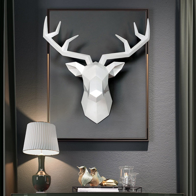 Geometric Deer Mount