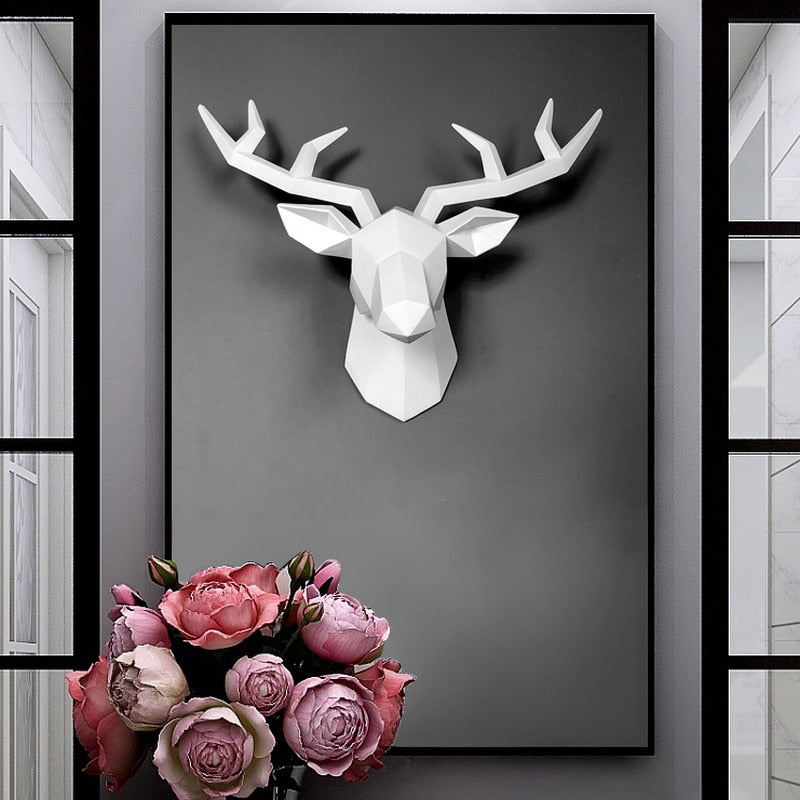 Geometric Deer Mount