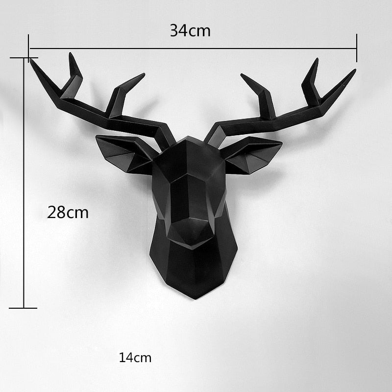 Geometric Deer Mount