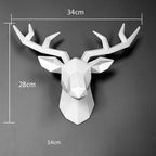 Geometric Deer Mount