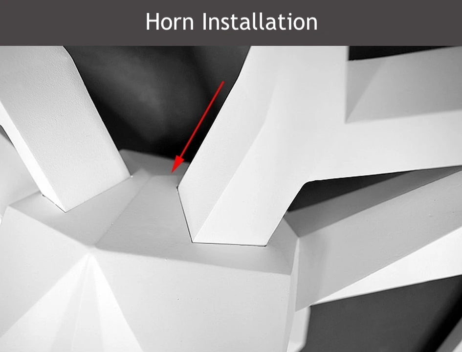 Geometric Deer Mount