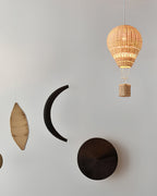 Hot Air Balloon Rattan Pendant Light