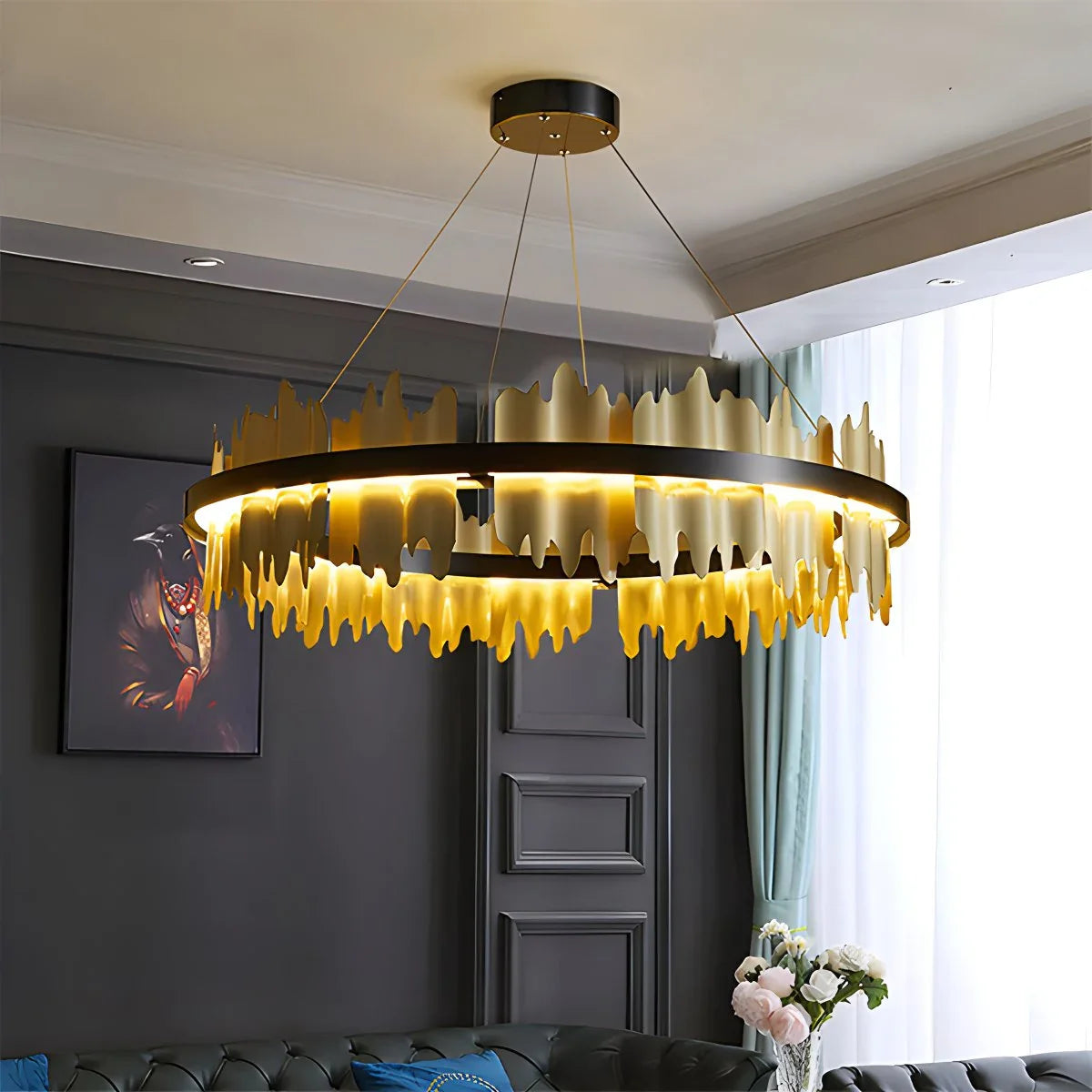 Modern Creative Round Chandelier