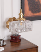 Jewel Glass Brass Pendant Light