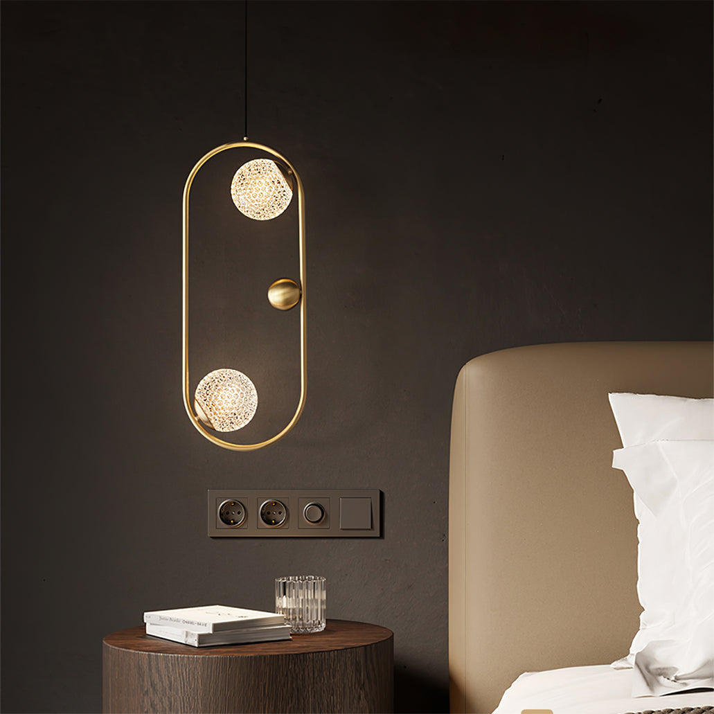 Jupiter Brass Pendant Lamp