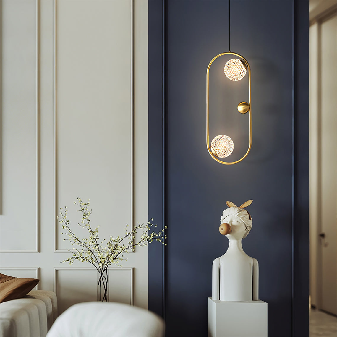 Jupiter Brass Pendant Lamp