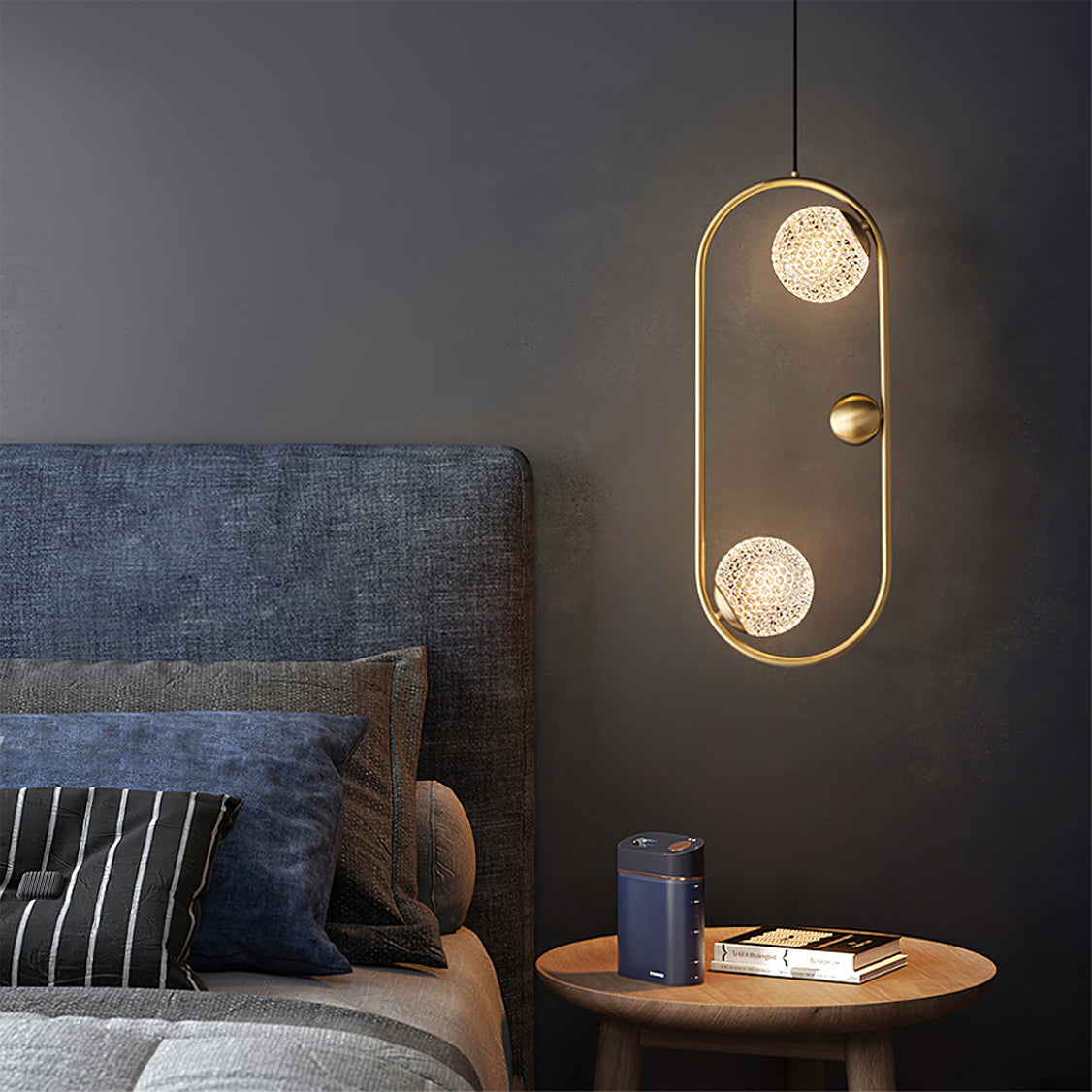 Jupiter Brass Pendant Lamp