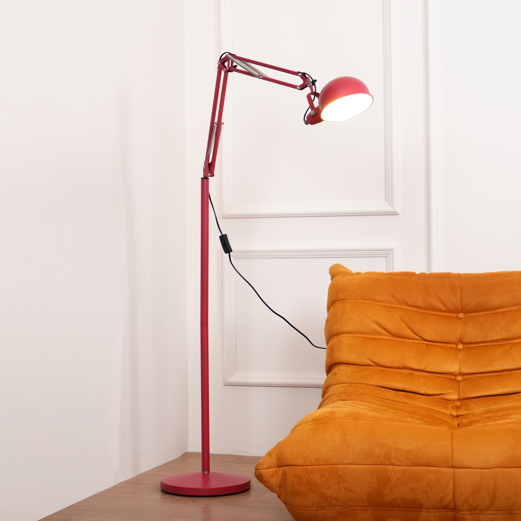 Kaiser Red Floor Lamp