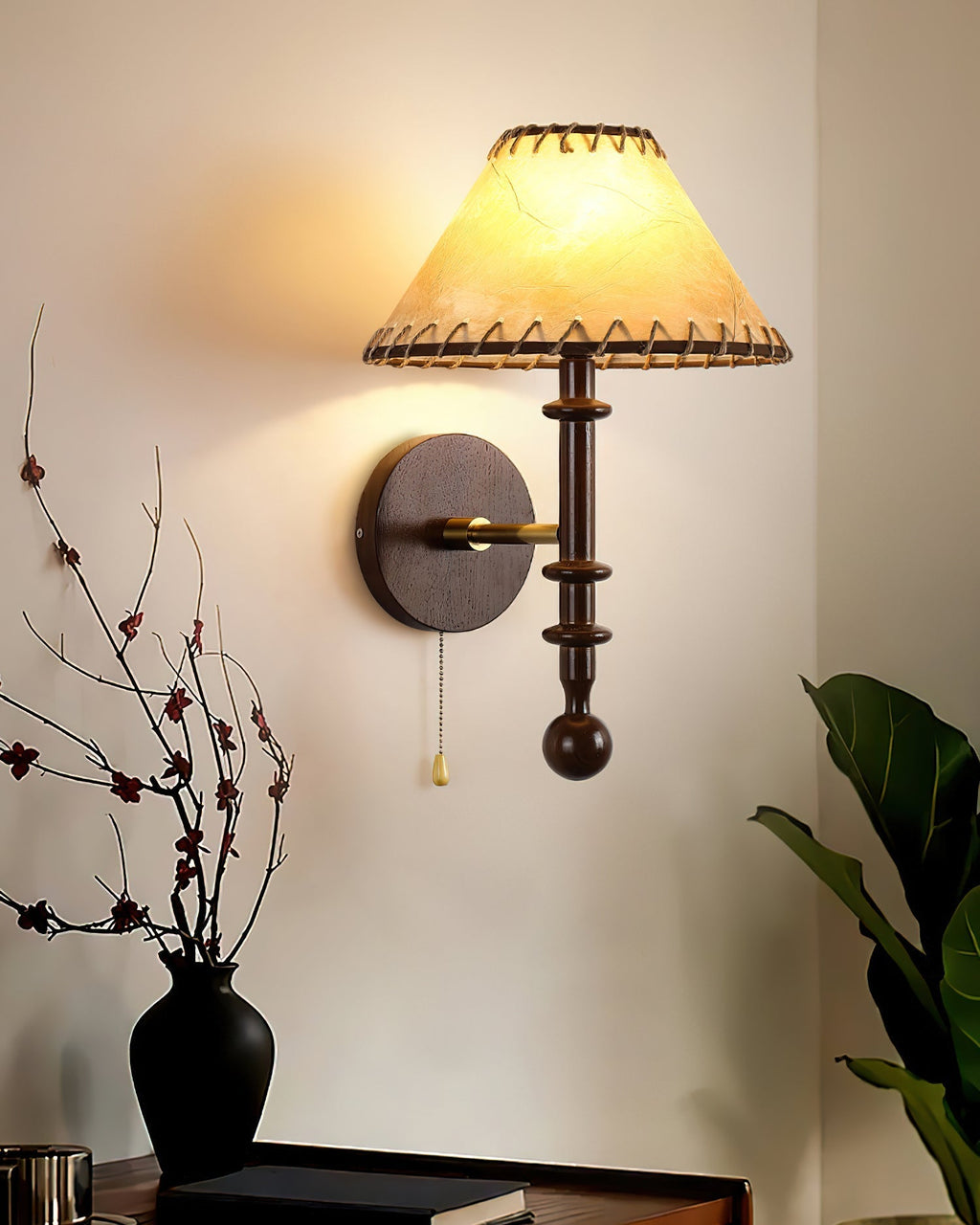 Kibo Wood Wall Sconce