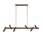 Konnect Minimalist Wood Chandelier