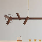 Konnect Minimalist Wood Chandelier