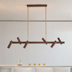 Konnect Minimalist Wood Chandelier