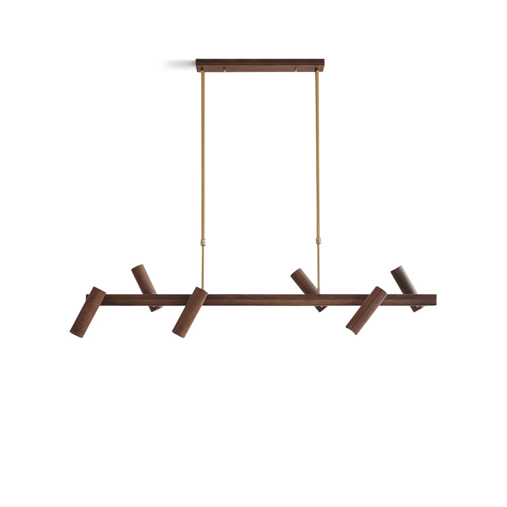 Konnect Minimalist Wood Chandelier