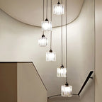 Kristy Modern Minimalist Glass Chandelier