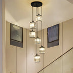 Kristy Modern Minimalist Glass Chandelier