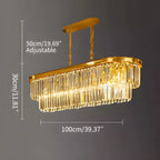 Light Luxury Crystal Chandelier for Living Room