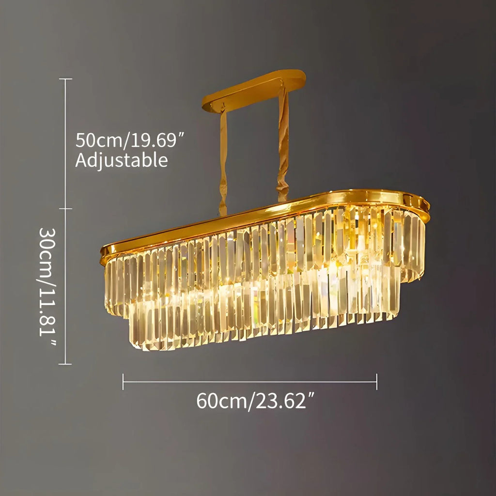 Light Luxury Crystal Chandelier for Living Room