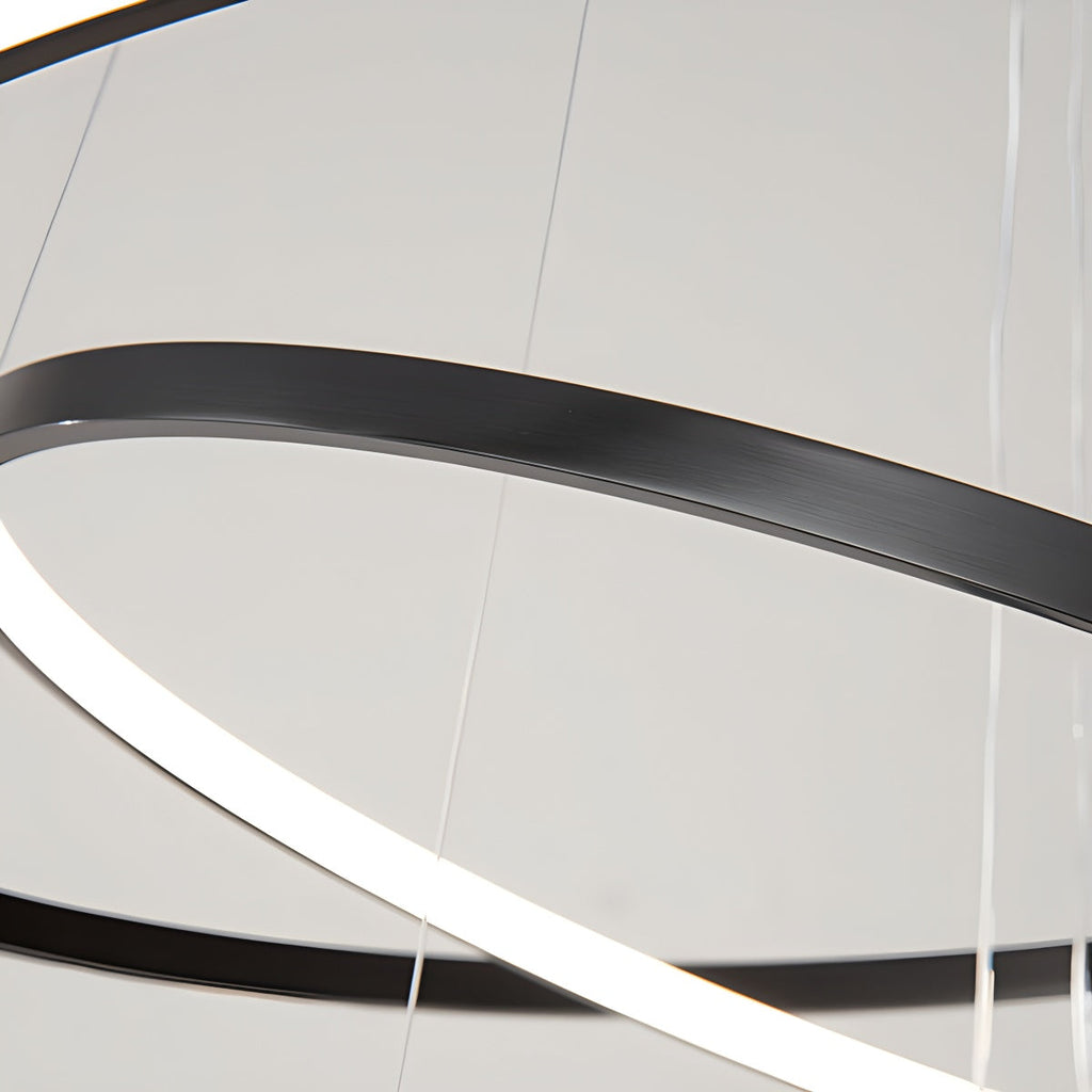 Large Tiered Ring Foyer Chandelier